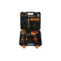 Акумуляторний дриль-шуруповерт з набором інструментів у кейсі універсальне рішення для будь-яких ремонтних і монтажних робіт